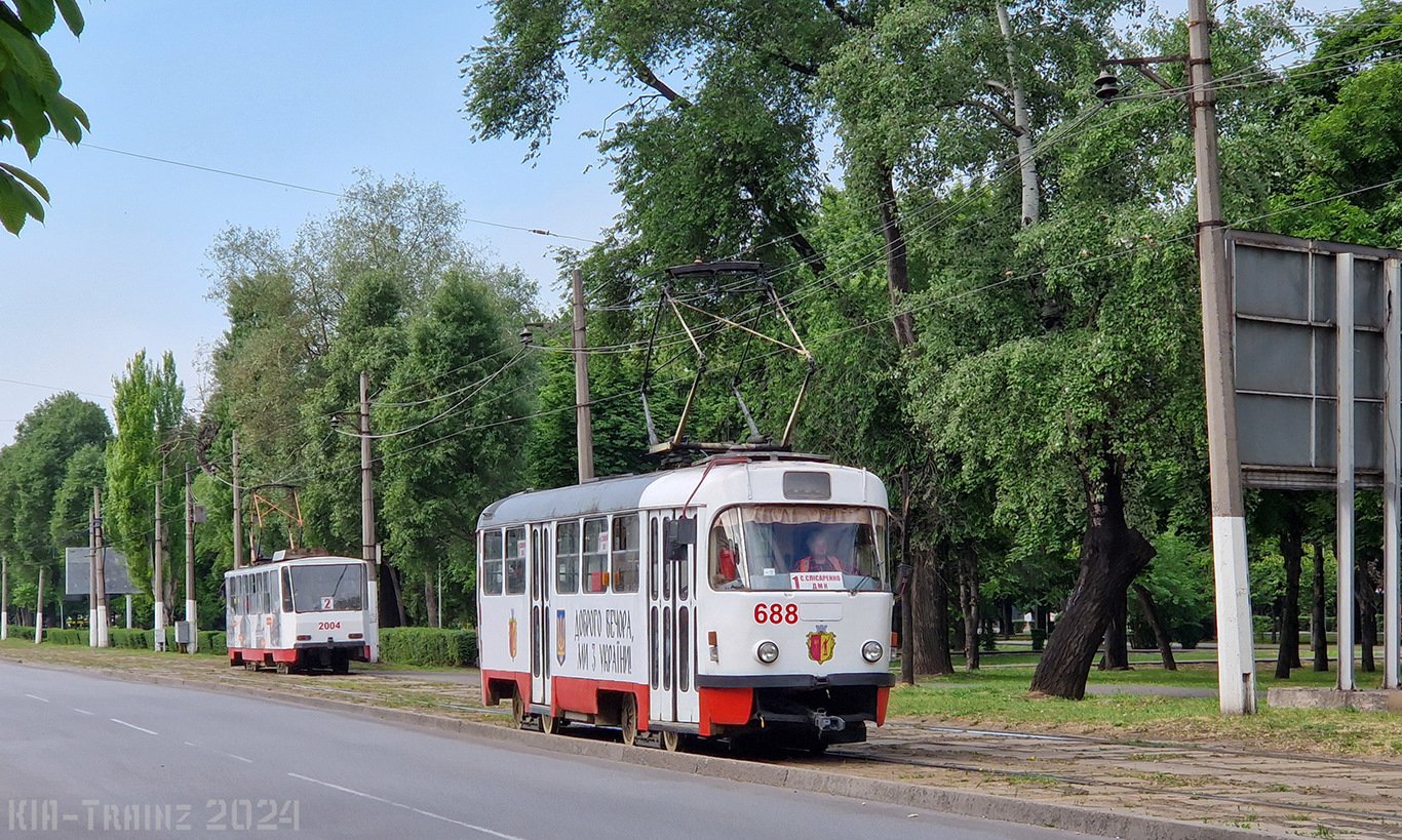 Кам'янське, Tatra T3SU № 688