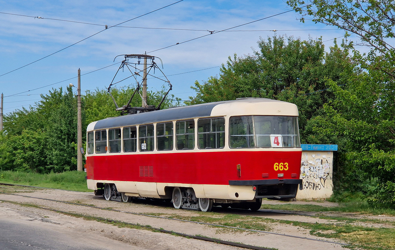 Каменское, Tatra T3SUCS № 663
