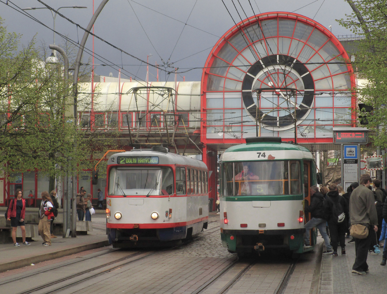Liberec ― Jablonec nad Nisou, Tatra T3R.P № 12; Liberec ― Jablonec nad Nisou, Tatra T3SUCS № 74