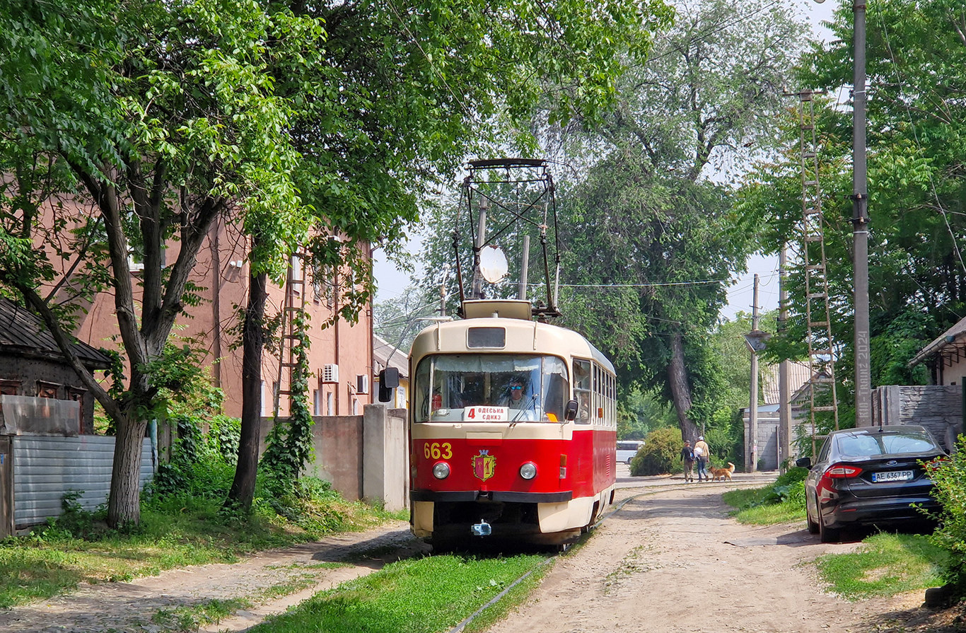 Каменское, Tatra T3SUCS № 663