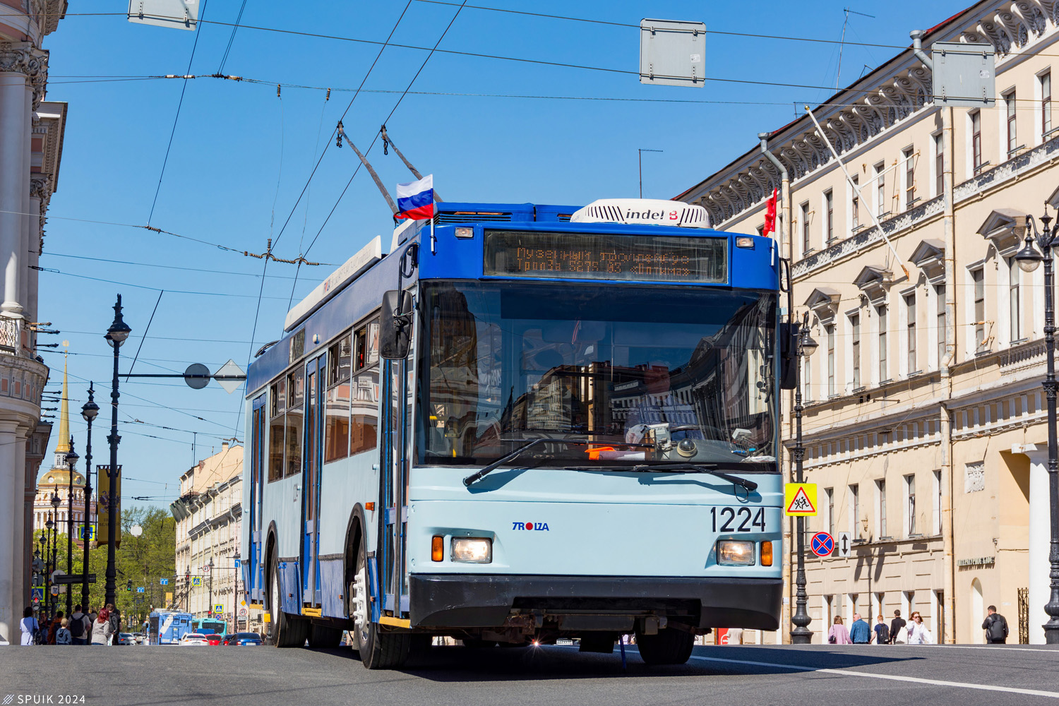 Saint-Petersburg, Trolza-5275.03 “Optima” Br. 1224; Saint-Petersburg — SPbTransportFest — 2024 Festival