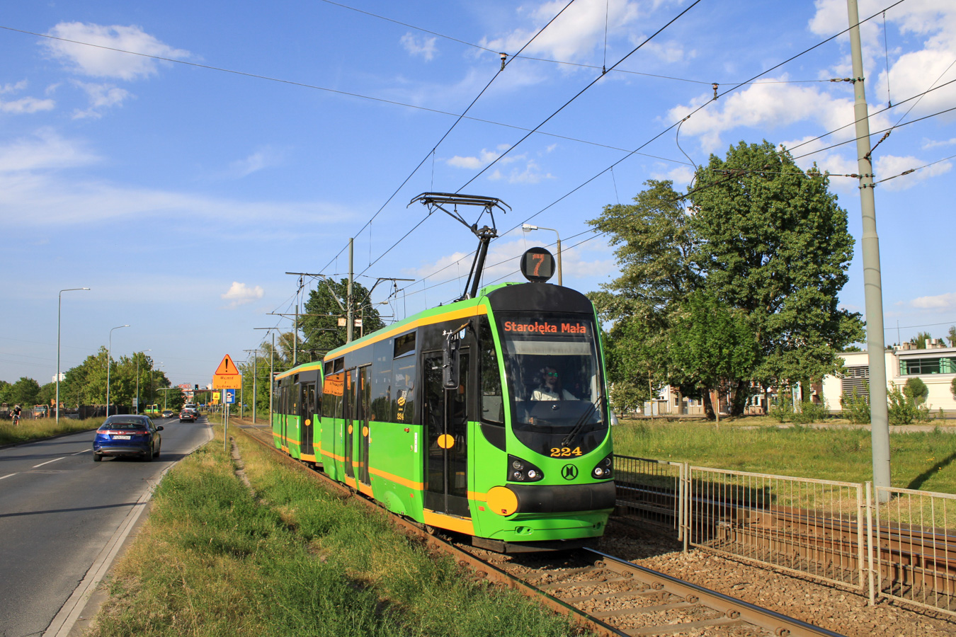 Познань, Konstal 105N-Alfa HF07 № 224