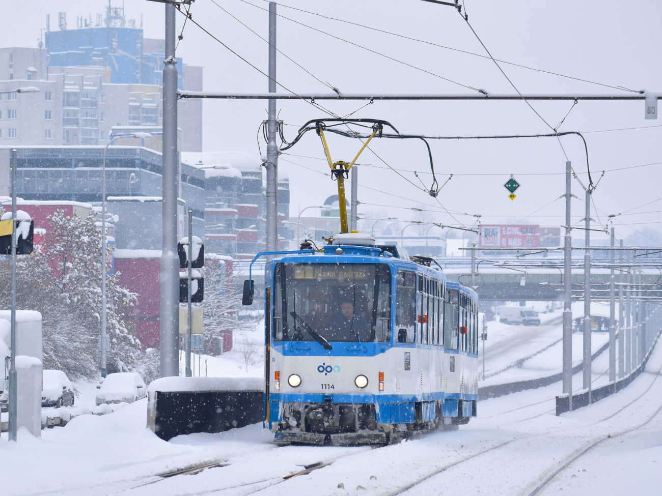 Ostrava, Tatra T6A5 Nr. 1114