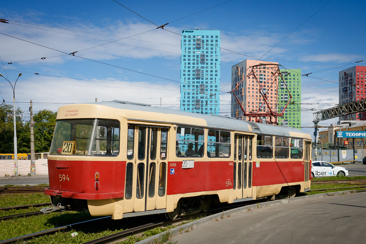 Екатеринбург, Tatra T3SU № 594