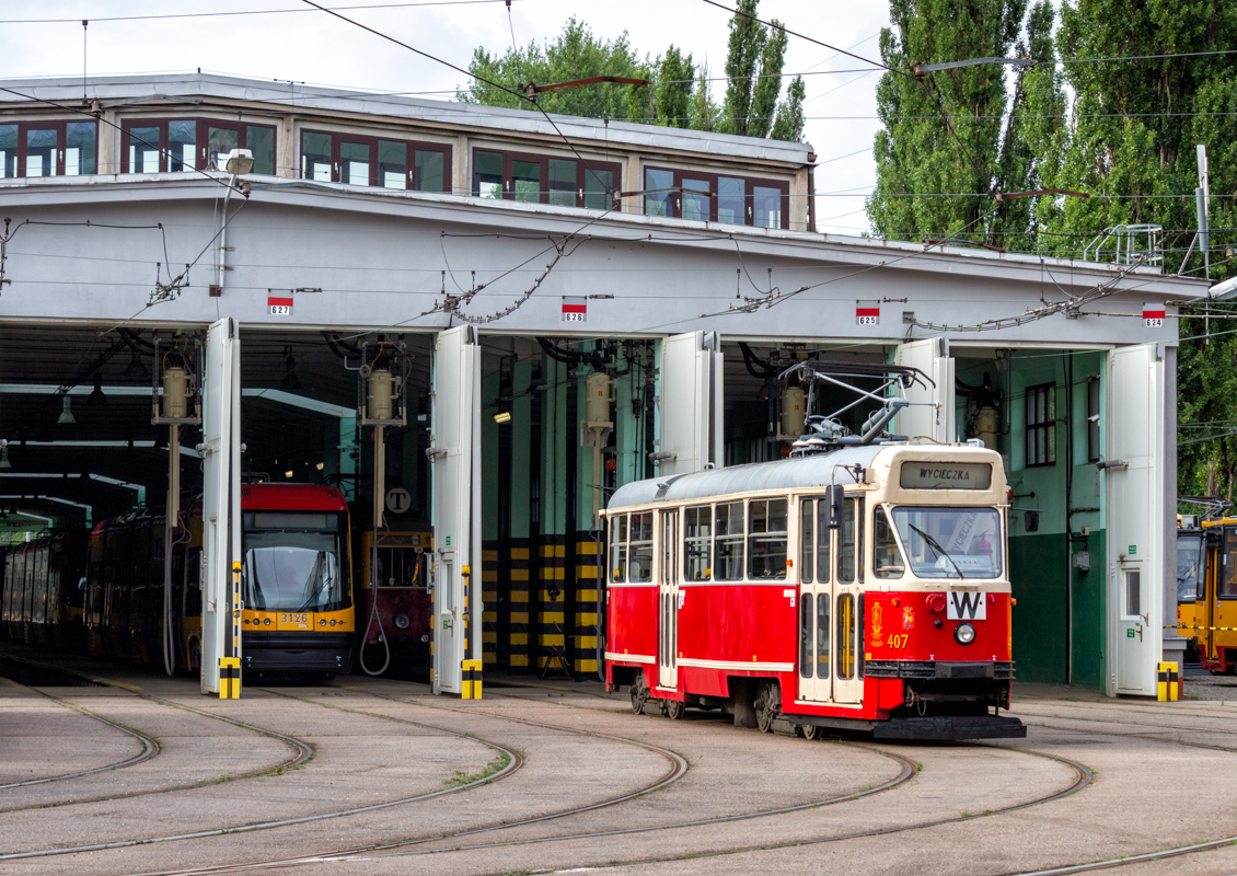 Варшава, Konstal 13N № 407