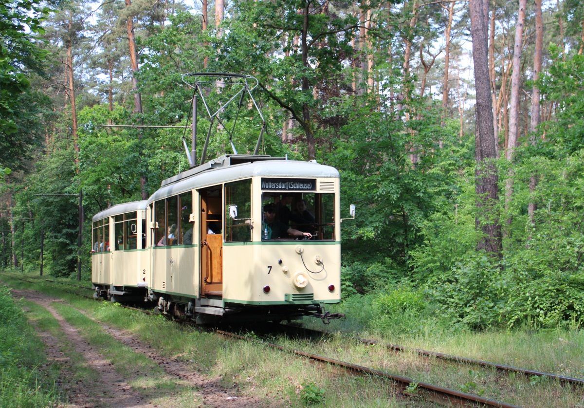 Вольтерсдорф, Uerdingen KSW моторный № 7; Вольтерсдорф — Юбилей: 111 лет Вольтерсдорфскому трамваю (19./20.05.2024)