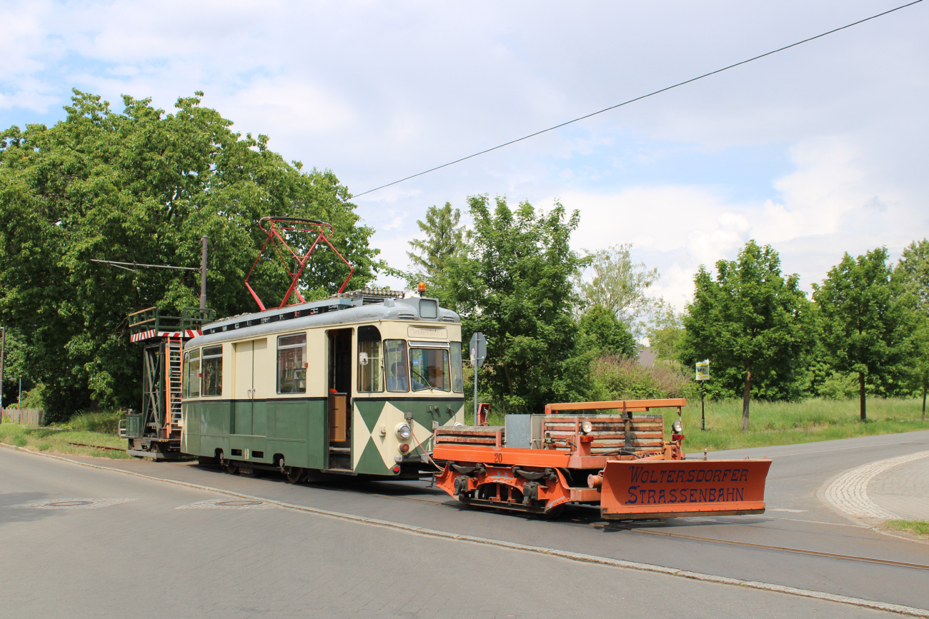 Woltersdorf, Snow removal car № 20; Woltersdorf — Anniversary: 111 years of Woltersdorf tramway (19./20.05.2024)