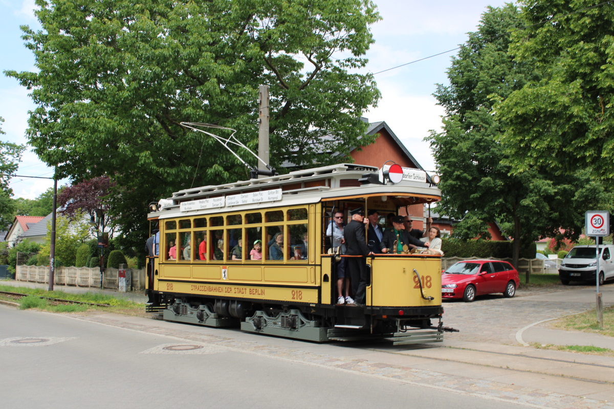 Вольтерсдорф, Falkenried TDS 08/24 № 218; Вольтерсдорф — Юбилей: 111 лет Вольтерсдорфскому трамваю (19./20.05.2024)