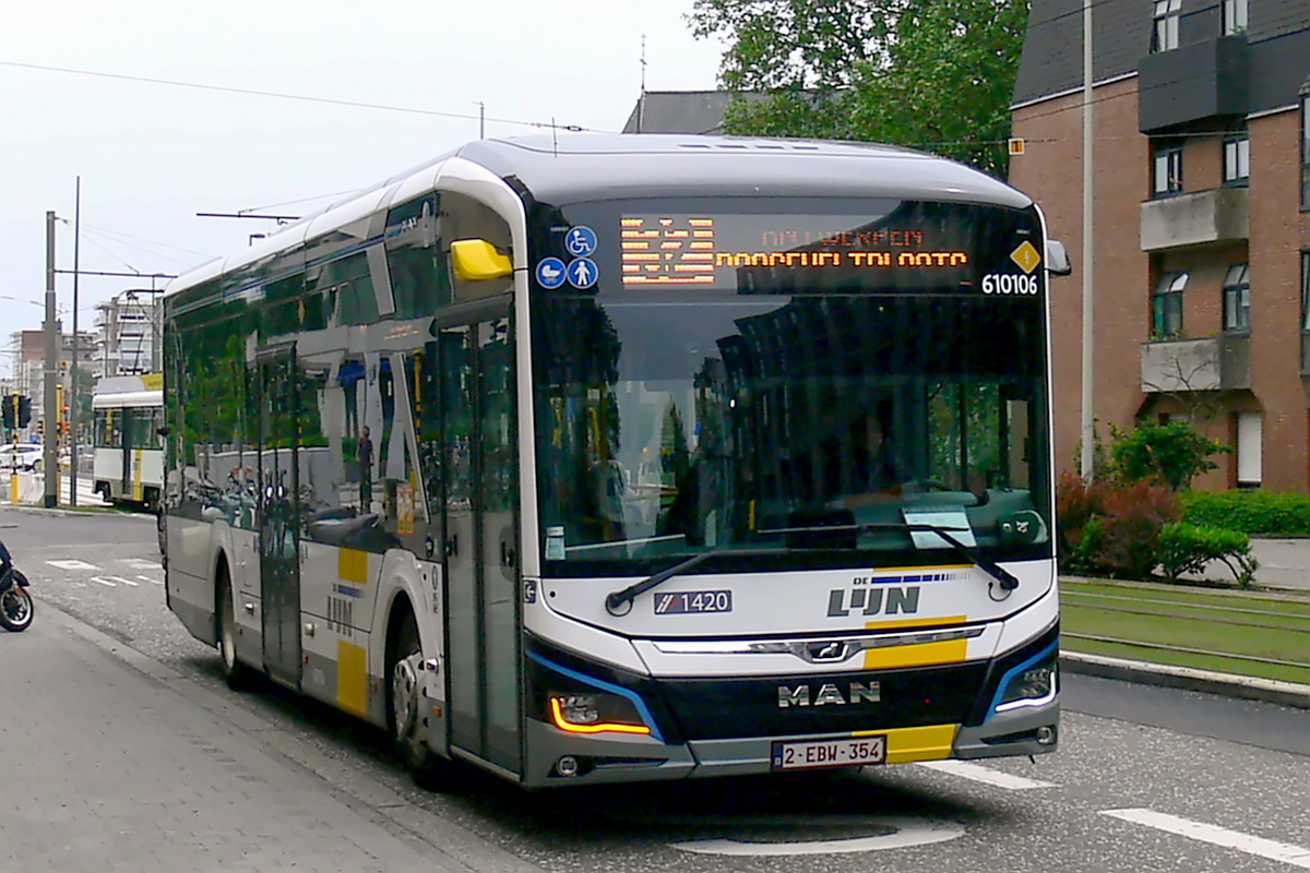 Антвэрпэн, MAN 12C Lion's City 12 E NL326 № 610106 (1420)