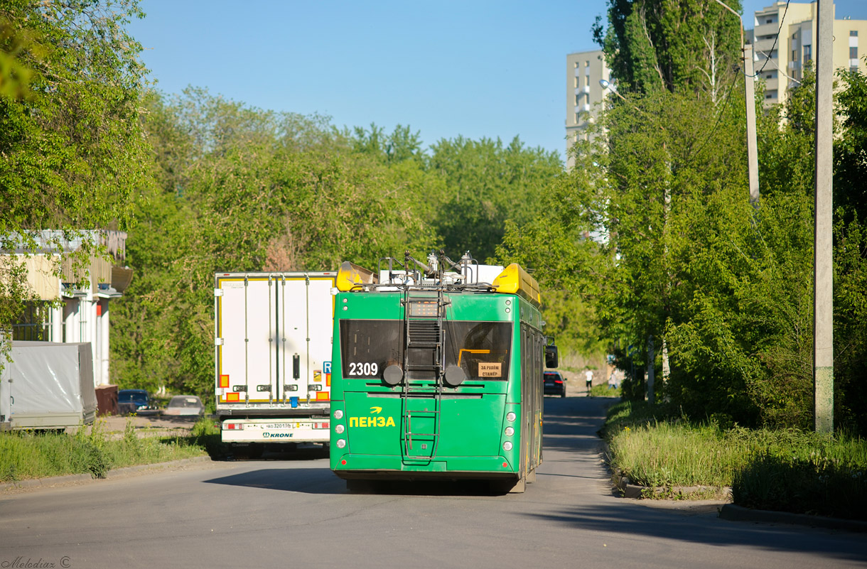 Пенза, УТТЗ-6241.01 «Горожанин» № 2309; Пенза — Нестандартные места для троллейбусов