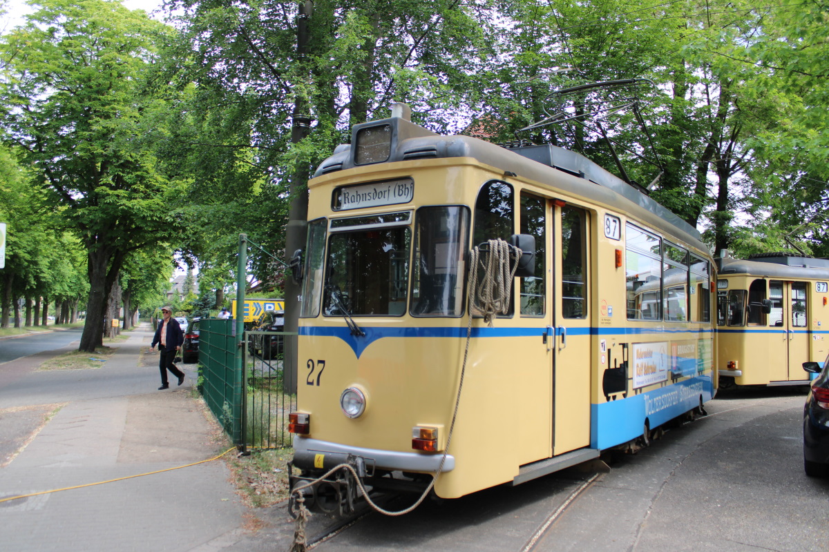 Woltersdorf, Gotha T57 Nr. 27; Woltersdorf — Anniversary: 111 years of Woltersdorf tramway (19./20.05.2024)