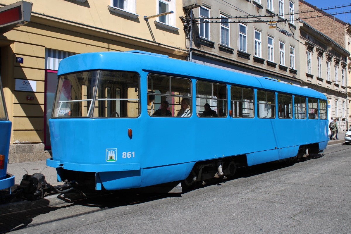 Загреб, Tatra B4YU № 861