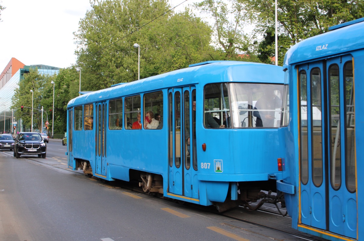 Загреб, Tatra B4YU № 807