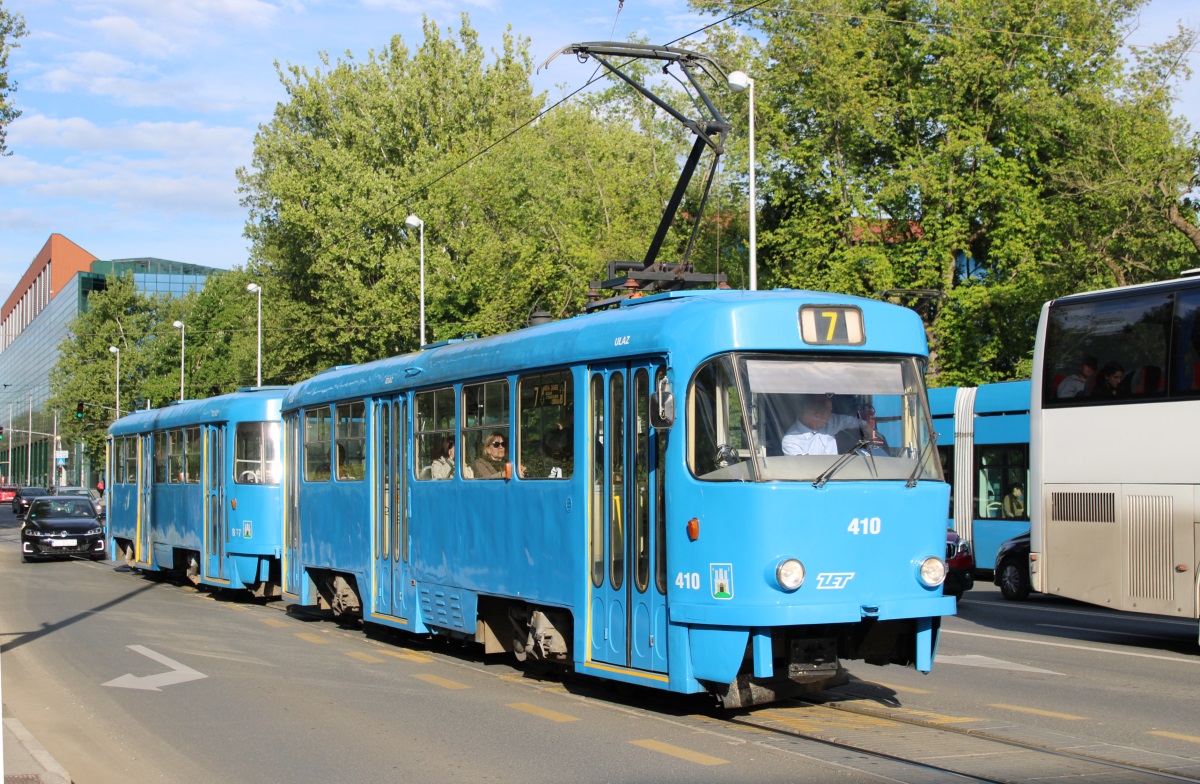 Záhreb, Tatra T4YU č. 410