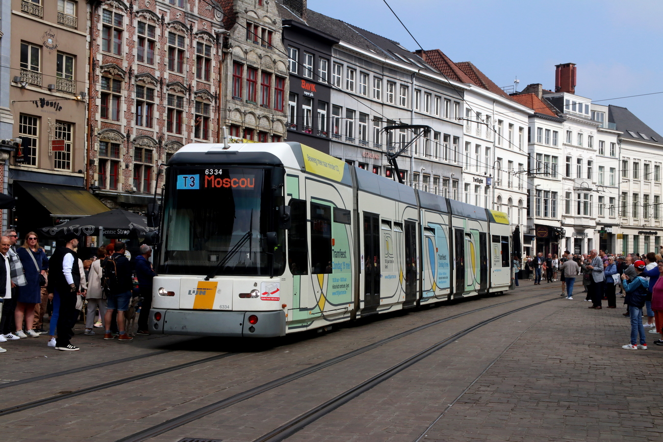 Гент, Siemens MGT6-2B № 6334; Гент — 150 years of tram in Ghent (18 & 19/05/2024)