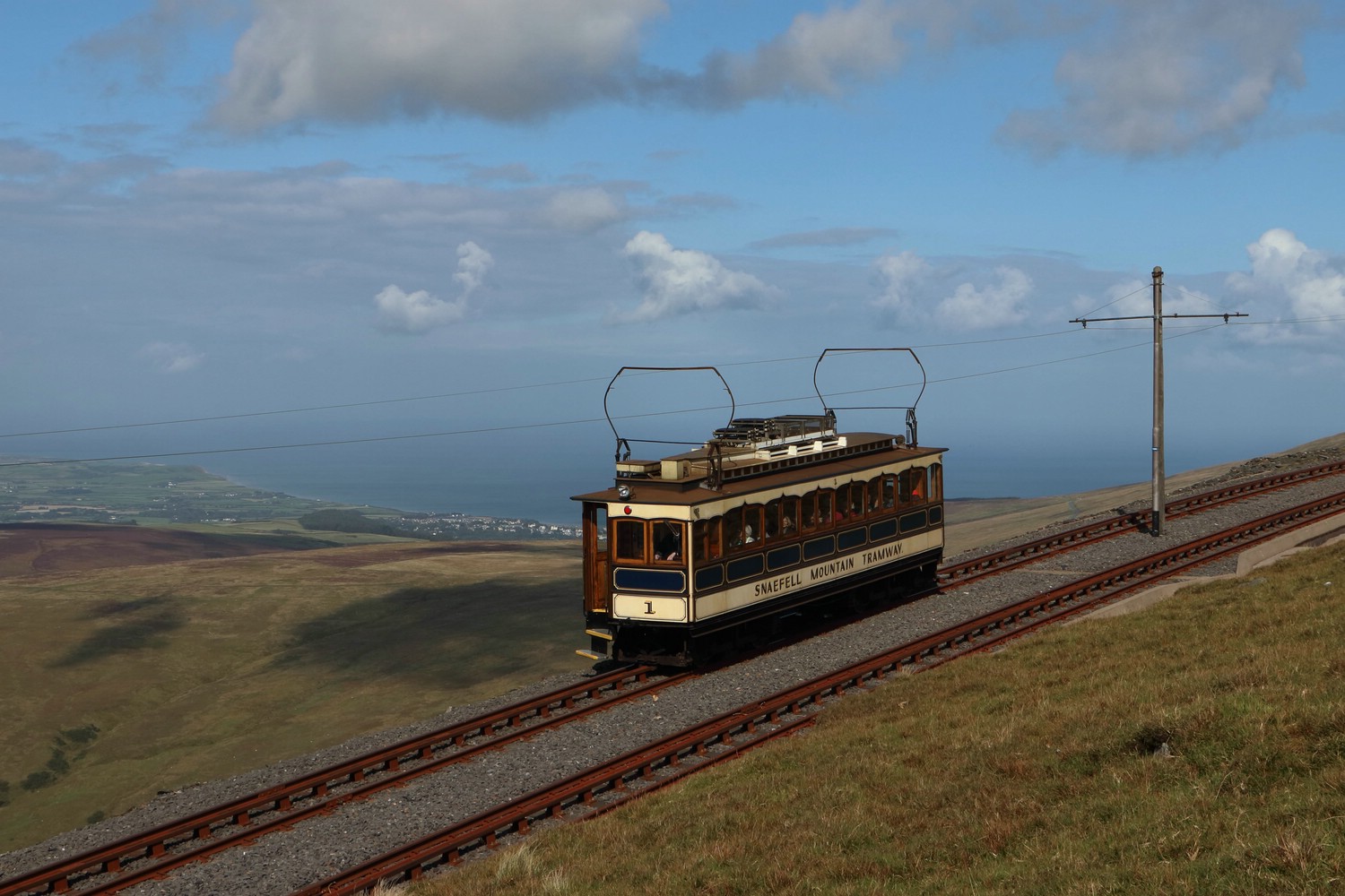 Laxey, Milnes 4-axle motor car Br. 1