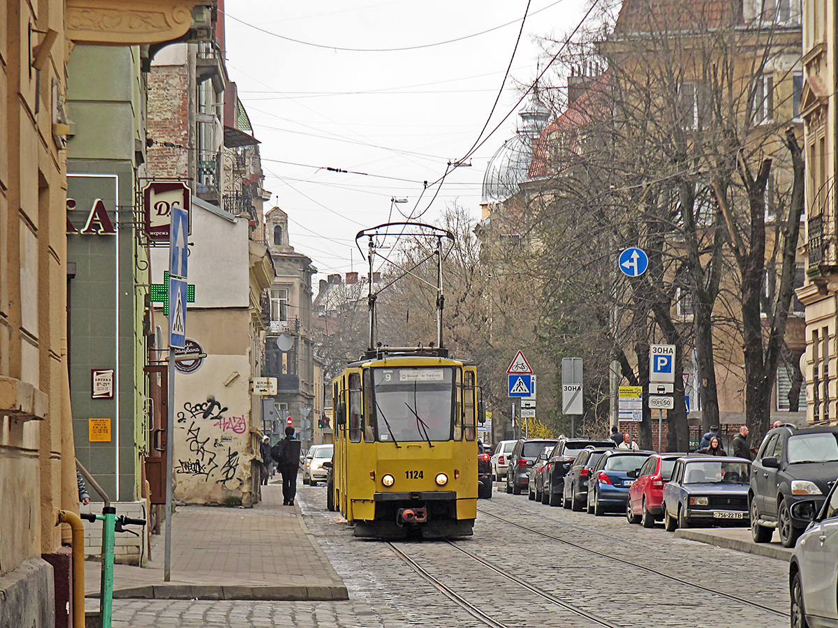 Lemberg, Tatra KT4SU Nr. 1124