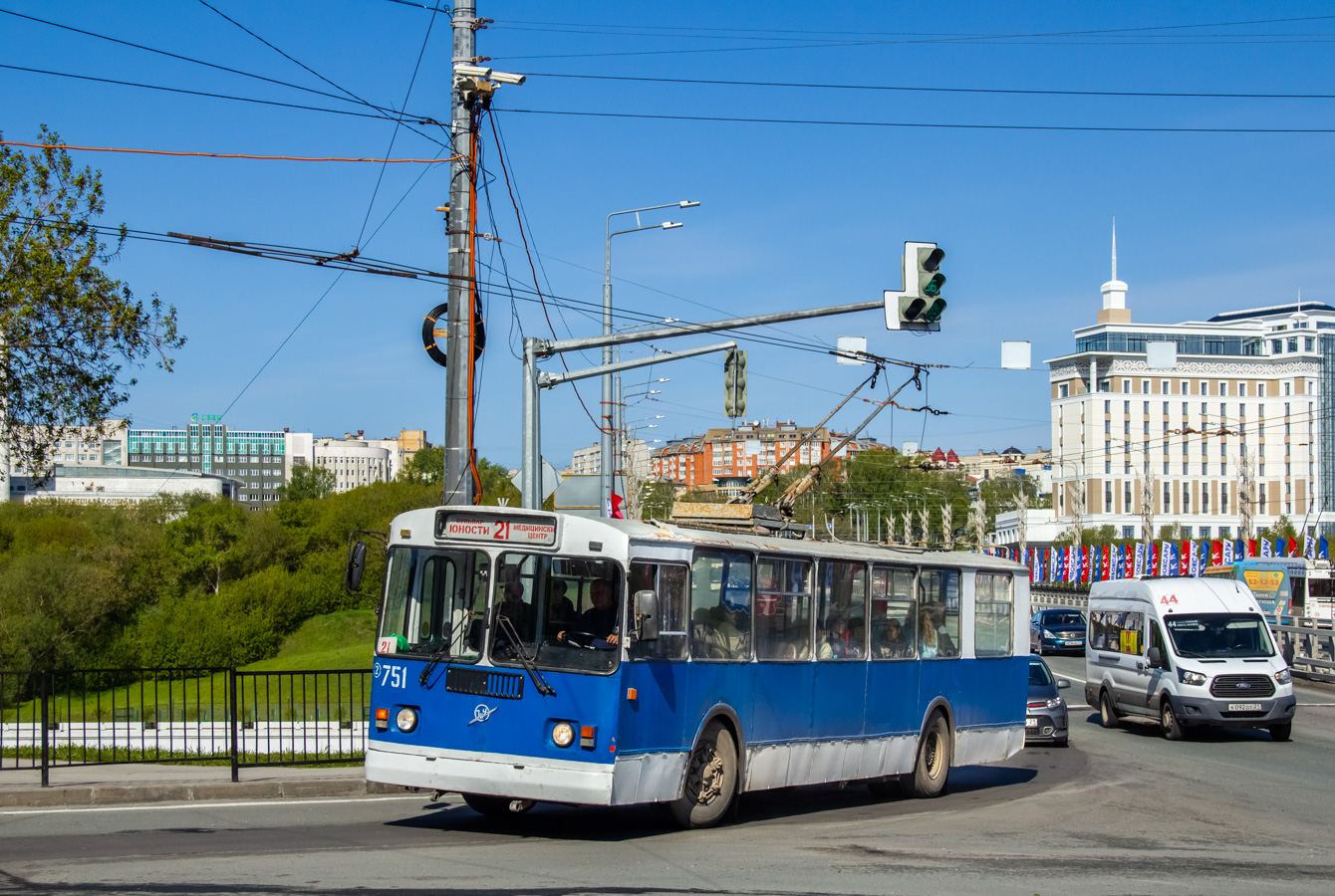 Чэбаксары, ЗиУ-682Г-018 [Г0Р] № 751