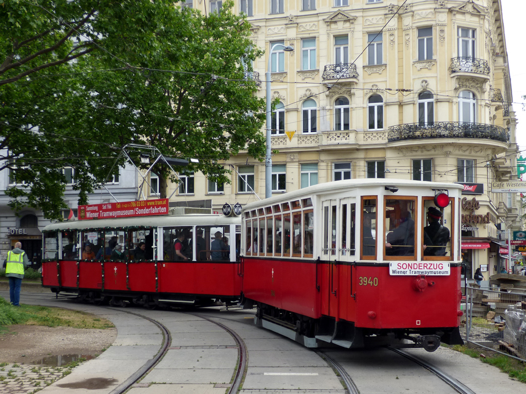 Vienna, Simmering Type  k5 č. 3940; Vienna — WTM-Sonderfahrt 18.05.2024.