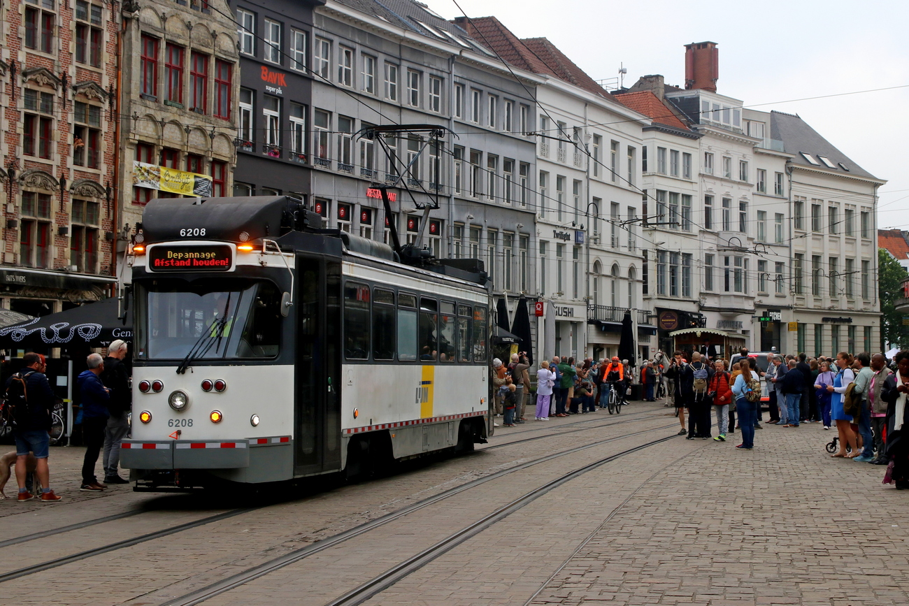 Гент, BN PCC Gent (modernised) № 6208; Гент — 150 years of tram in Ghent (18 & 19/05/2024)