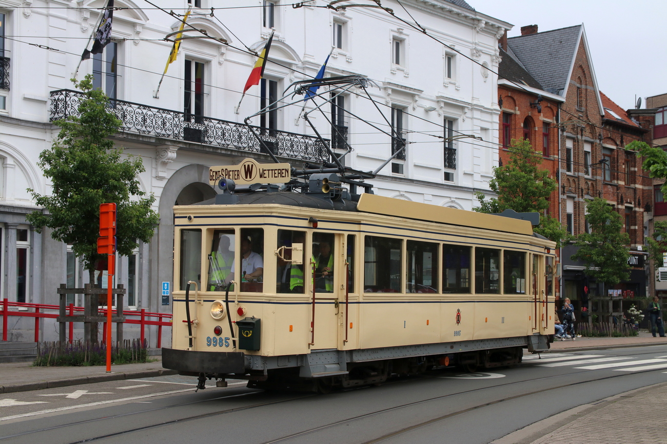 Береговой трамвай, SNCV Standard деревянный моторный № 9985; Гент — 150 years of tram in Ghent (18 & 19/05/2024)