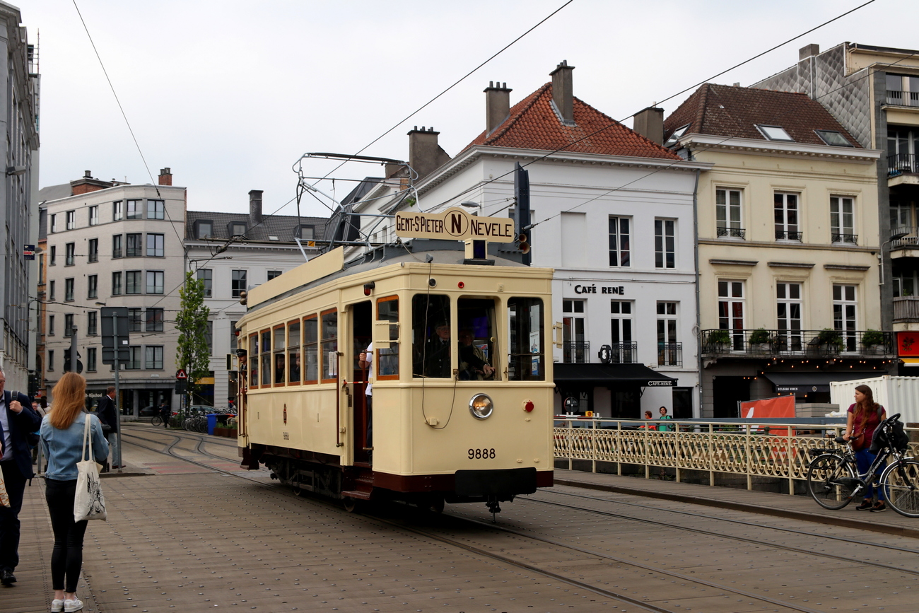 Тюэн, Двухосный моторный Franco-Belge № 9888; Гент — 150 years of tram in Ghent (18 & 19/05/2024)