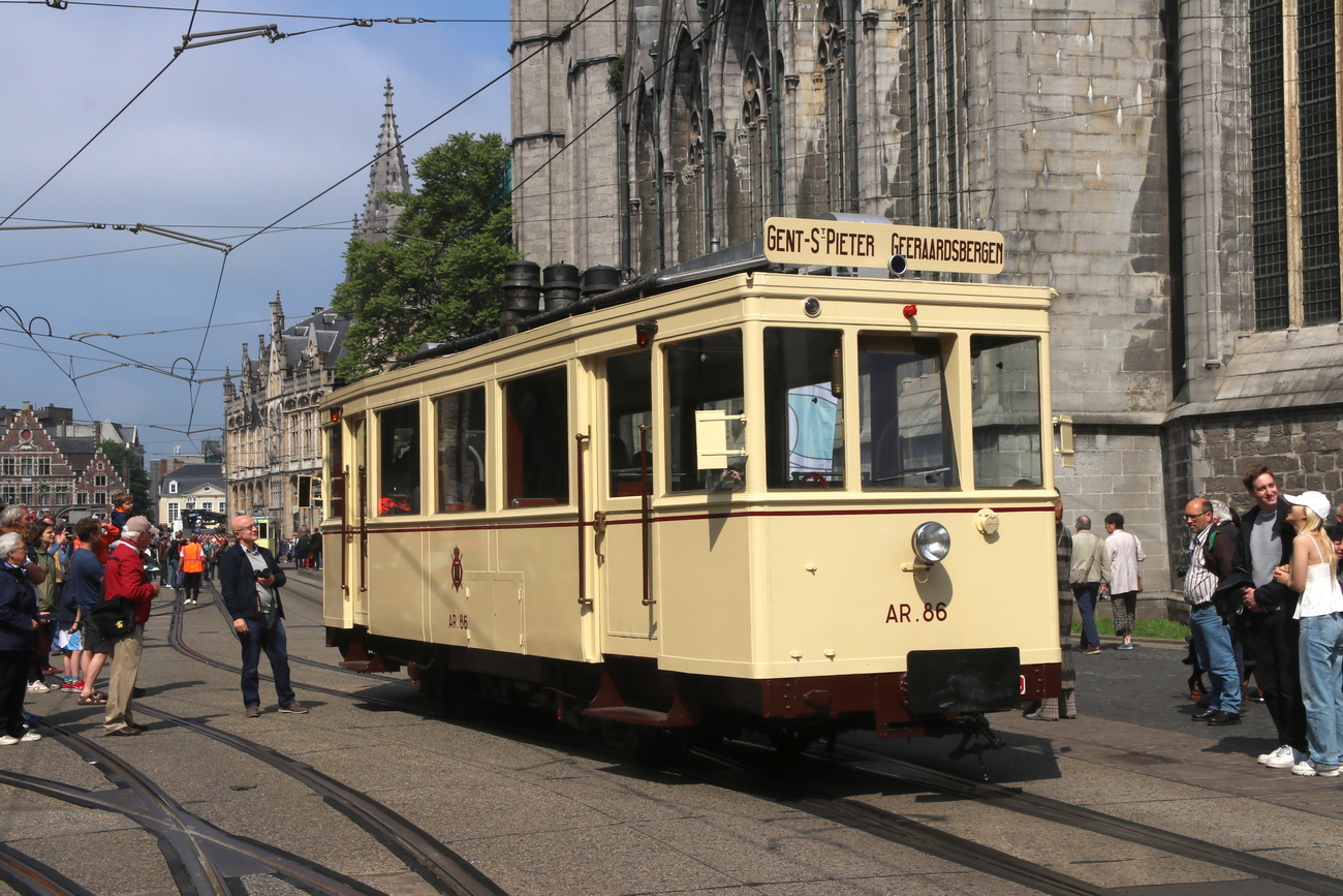 Тюэн, SNCV дизель-поезд № AR.86; Гент — 150 years of tram in Ghent (18 & 19/05/2024)