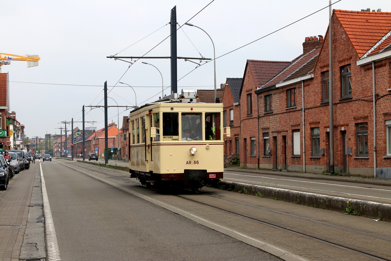 Тюэн, SNCV дизель-поезд № AR.86; Гент — 150 years of tram in Ghent (18 & 19/05/2024)