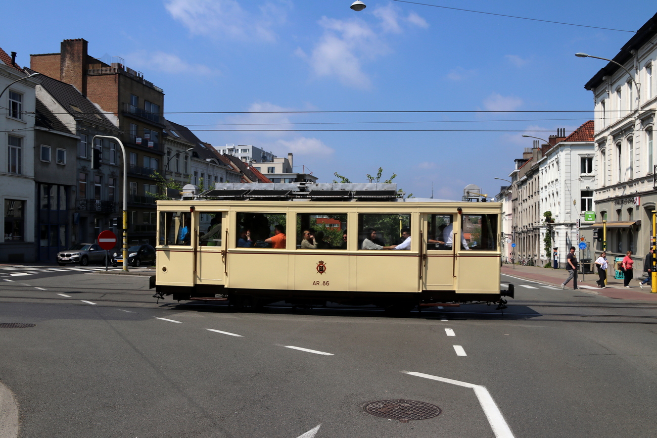 Тюэн, SNCV дизель-поезд № AR.86; Гент — 150 years of tram in Ghent (18 & 19/05/2024)