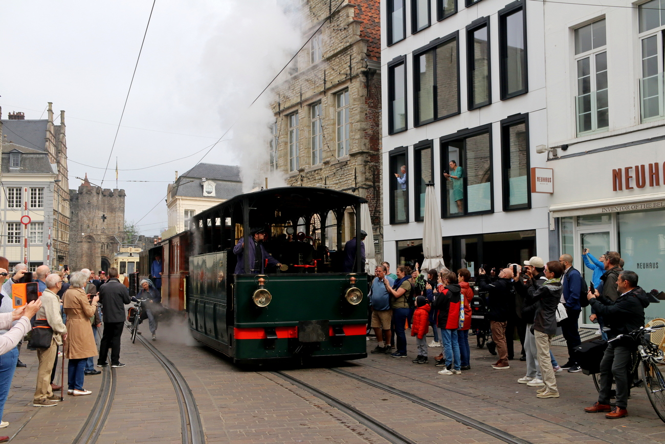 Тюэн, Паровоз № 303; Гент — 150 years of tram in Ghent (18 & 19/05/2024)