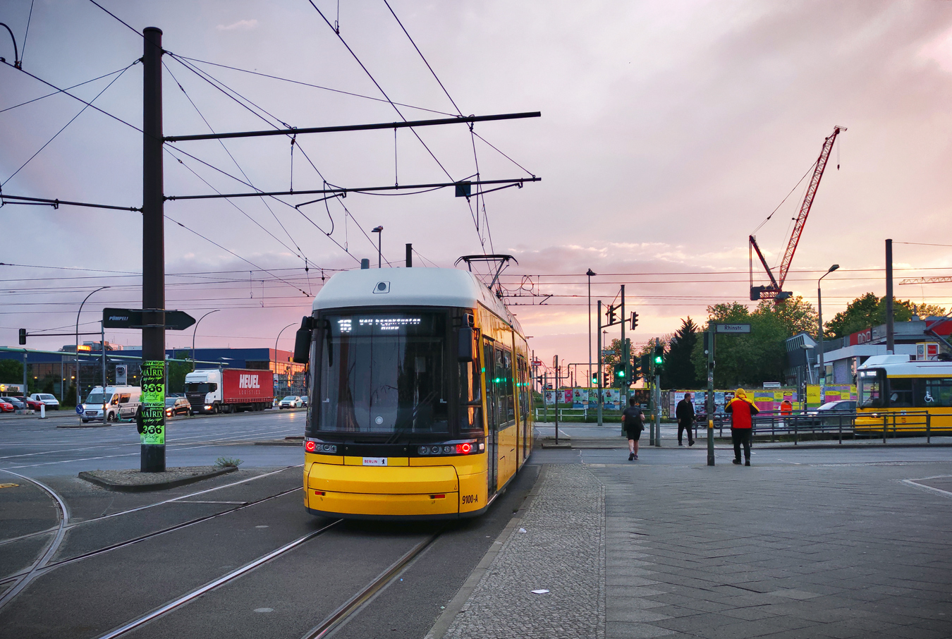 Берлин, Bombardier Flexity Berlin (GT8-08ZR/F8Z) № 9100