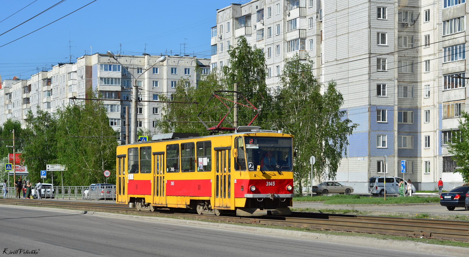 Барнаул, Tatra T6B5SU № 3145