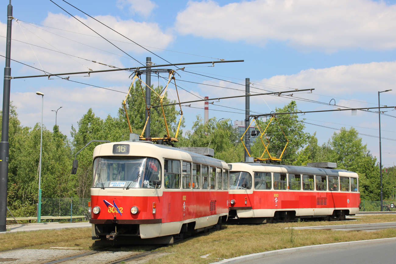 Prague, Tatra T3M2-DVC № 8082