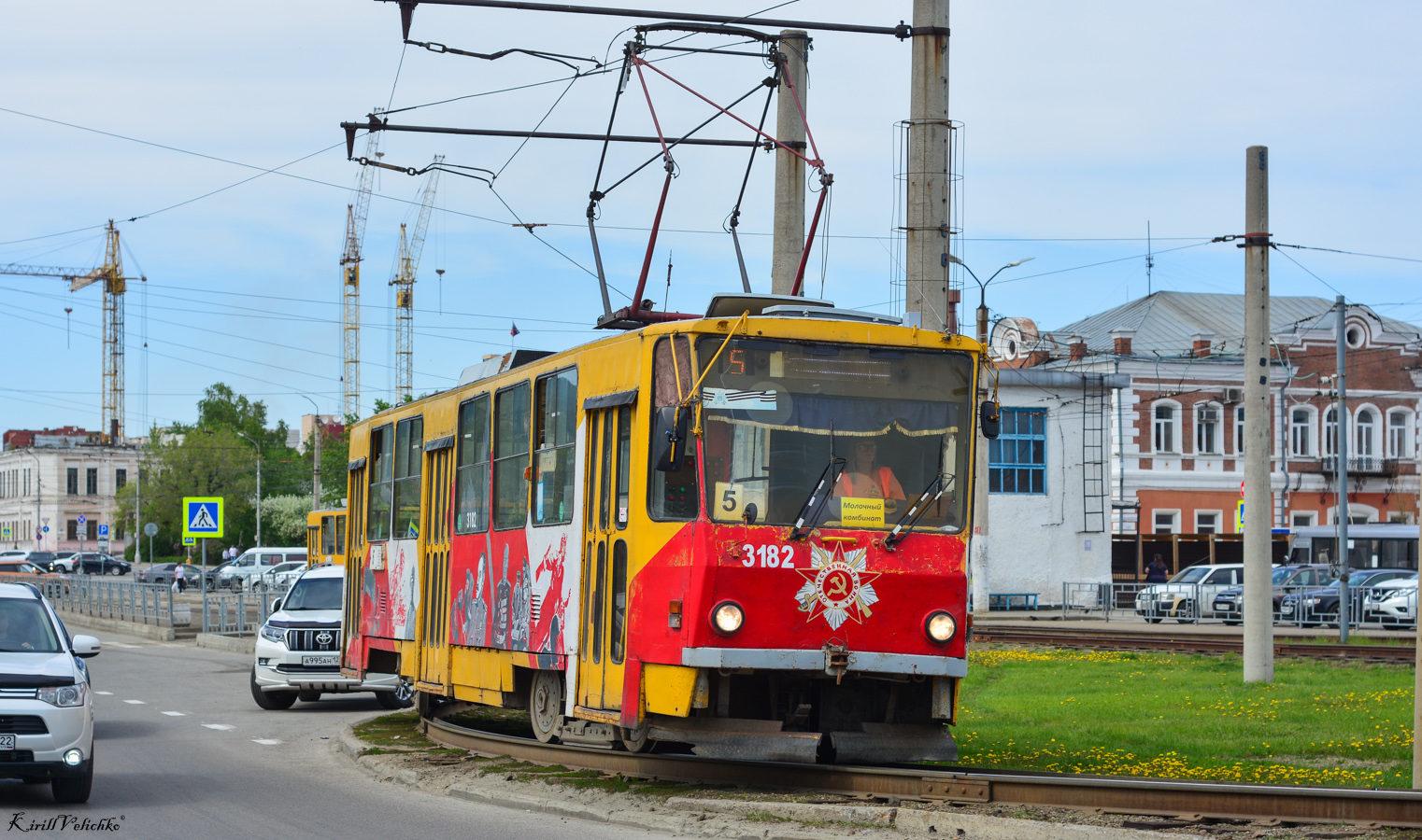 Барнаул, Tatra T6B5SU № 3182