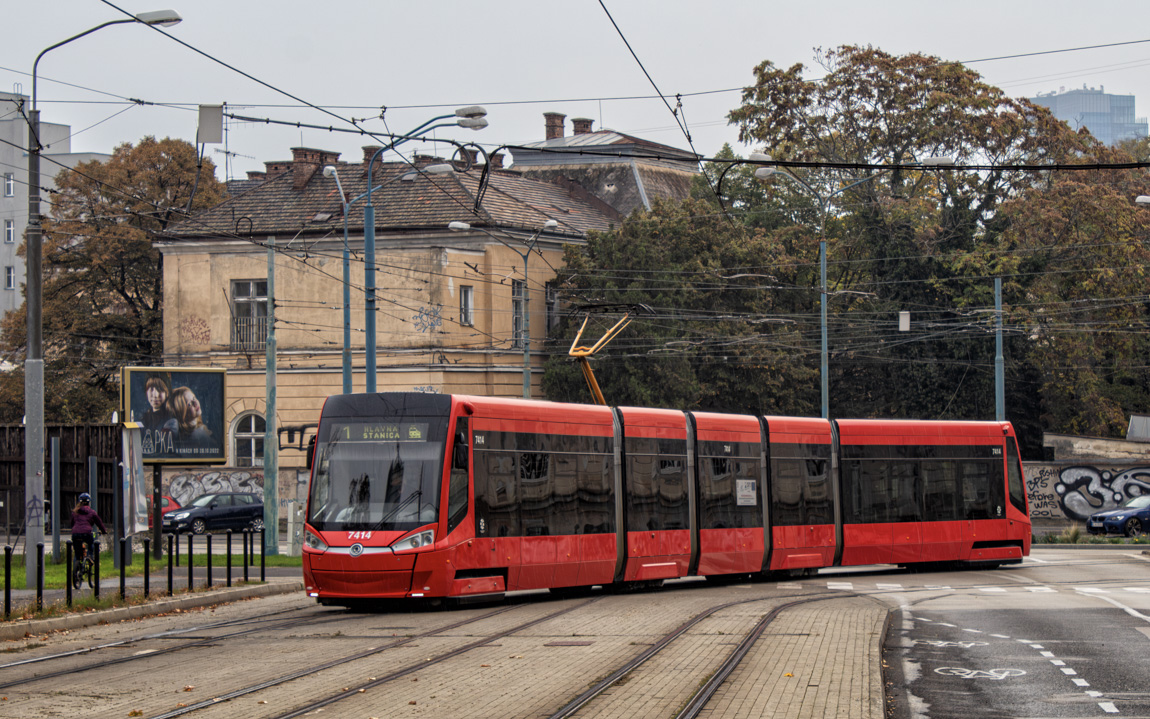 Братислава, Škoda 29T ForCity Plus № 7414