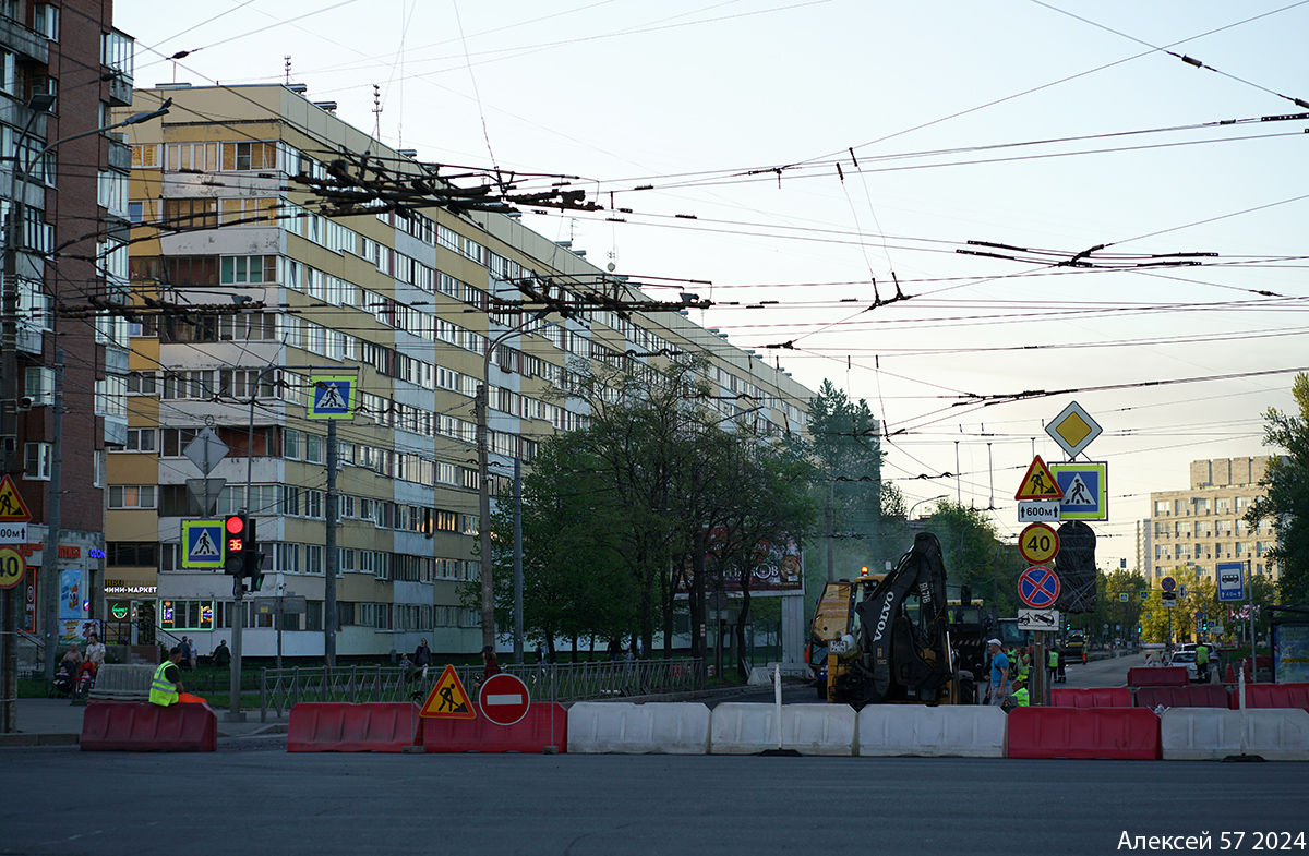 Saint-Petersburg — Trolleybus lines and infrastructure
