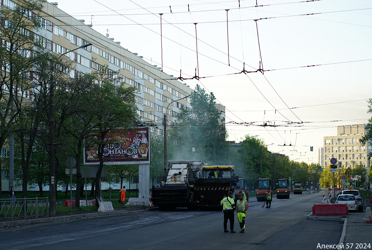Saint-Petersburg — Trolleybus lines and infrastructure