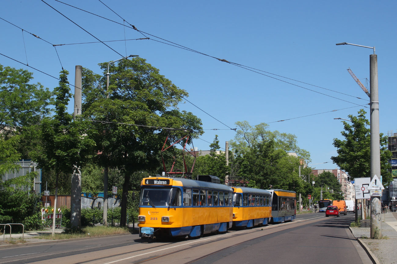Лейпциг, Tatra T4D-M1 № 2123 Лейпциг, Tatra T4D-M1 № 2123