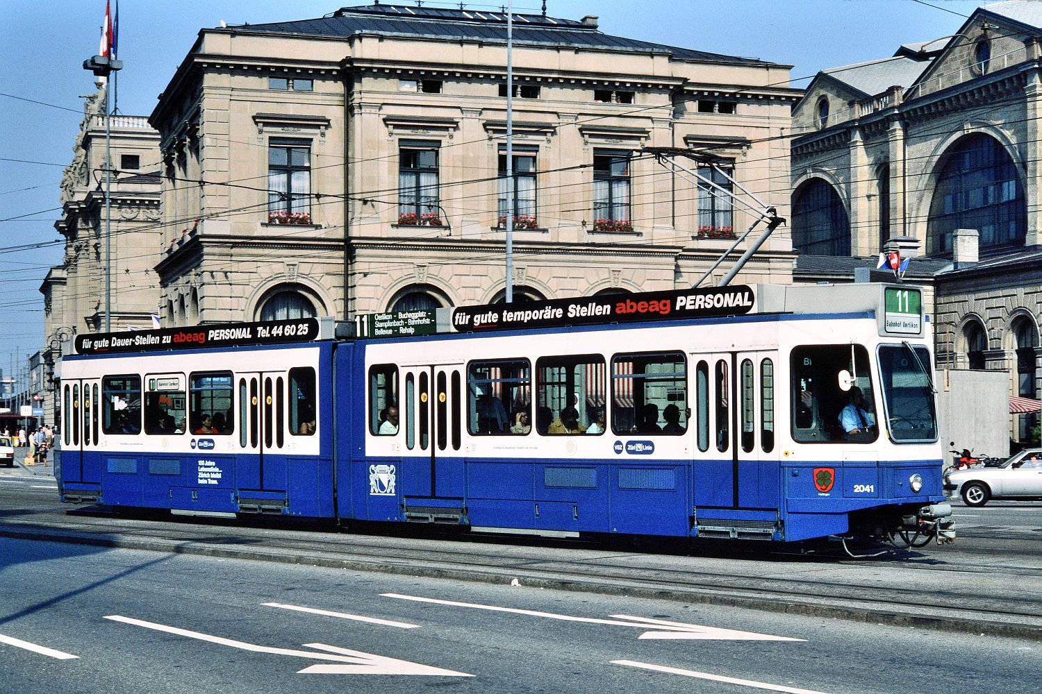 Цюрих, SWS/SWP/BBC Be 4/6 "Tram 2000" № 2041