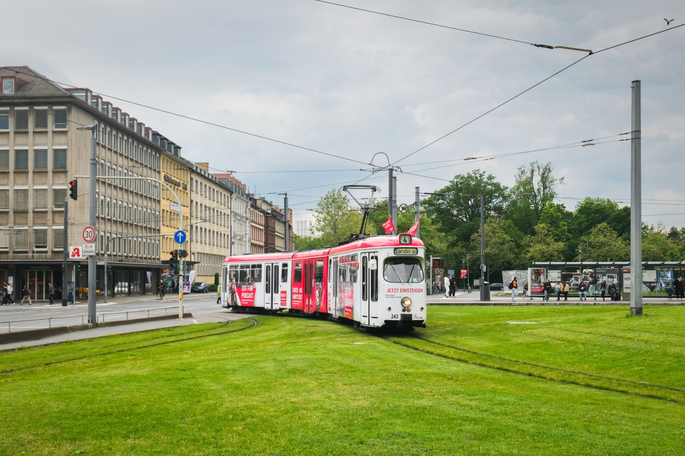 Würzburg, Duewag GT8 № 243