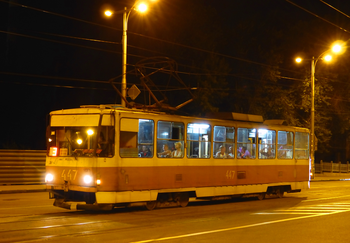 Запорожье, Tatra T6B5SU № 447