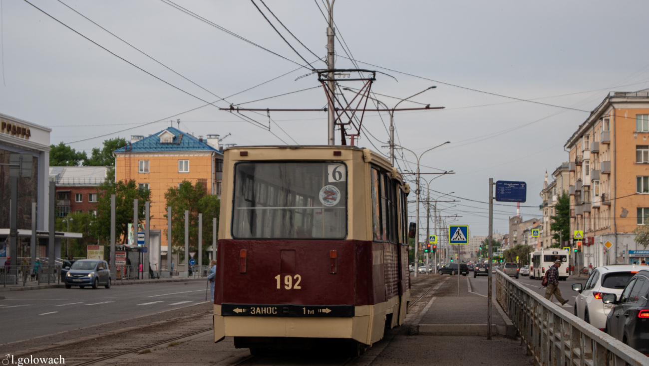 Красноярск, 71-605 (КТМ-5М3) № 192; Красноярск — Реконструкция трамвайной инфраструктуры по проспекту им. газеты Красноярский Рабочий [10.2023-07.2024]