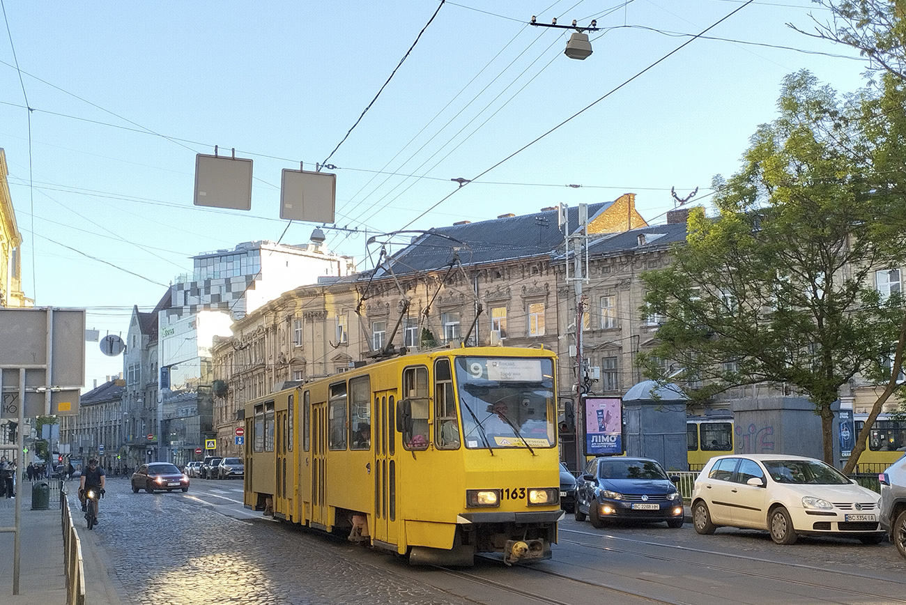 Львов, Tatra KT4D № 1163
