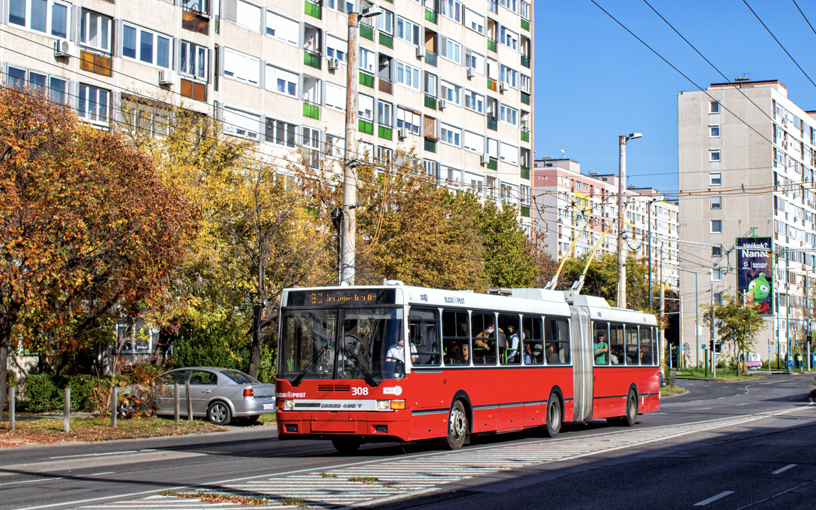 Будапеща, Ikarus 435.81F № 308