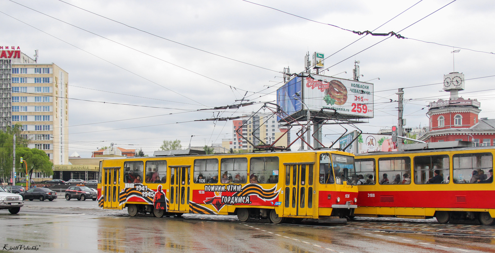 Барнаул, Tatra T6B5SU № 1036