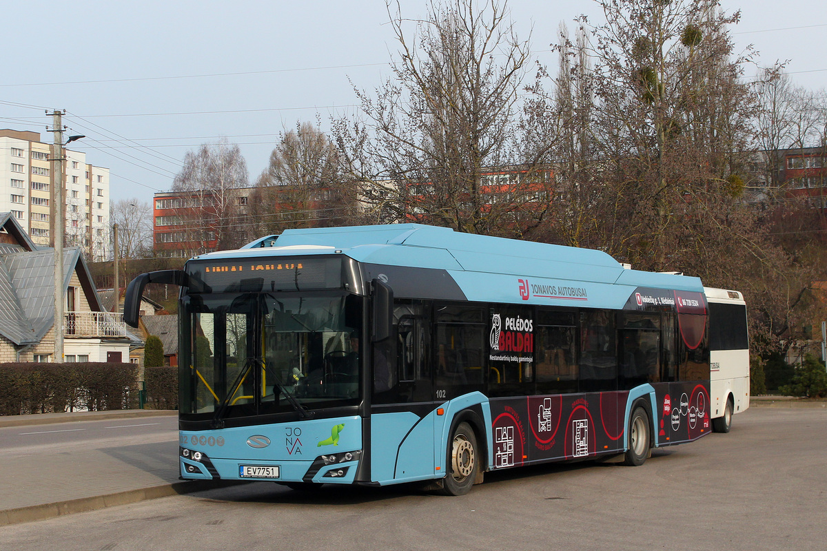 Йонава, Solaris Urbino IV 12 Electric № 102