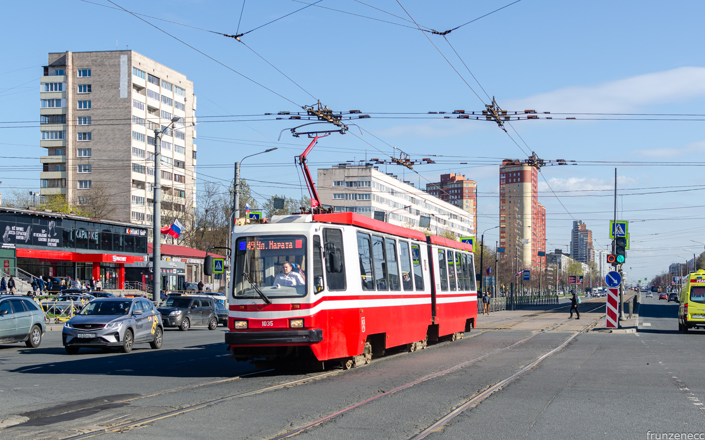 Sankt Petersburg, LVS-86M2 Nr. 1035 Sankt Petersburg, LVS-86M2 Nr. 1035