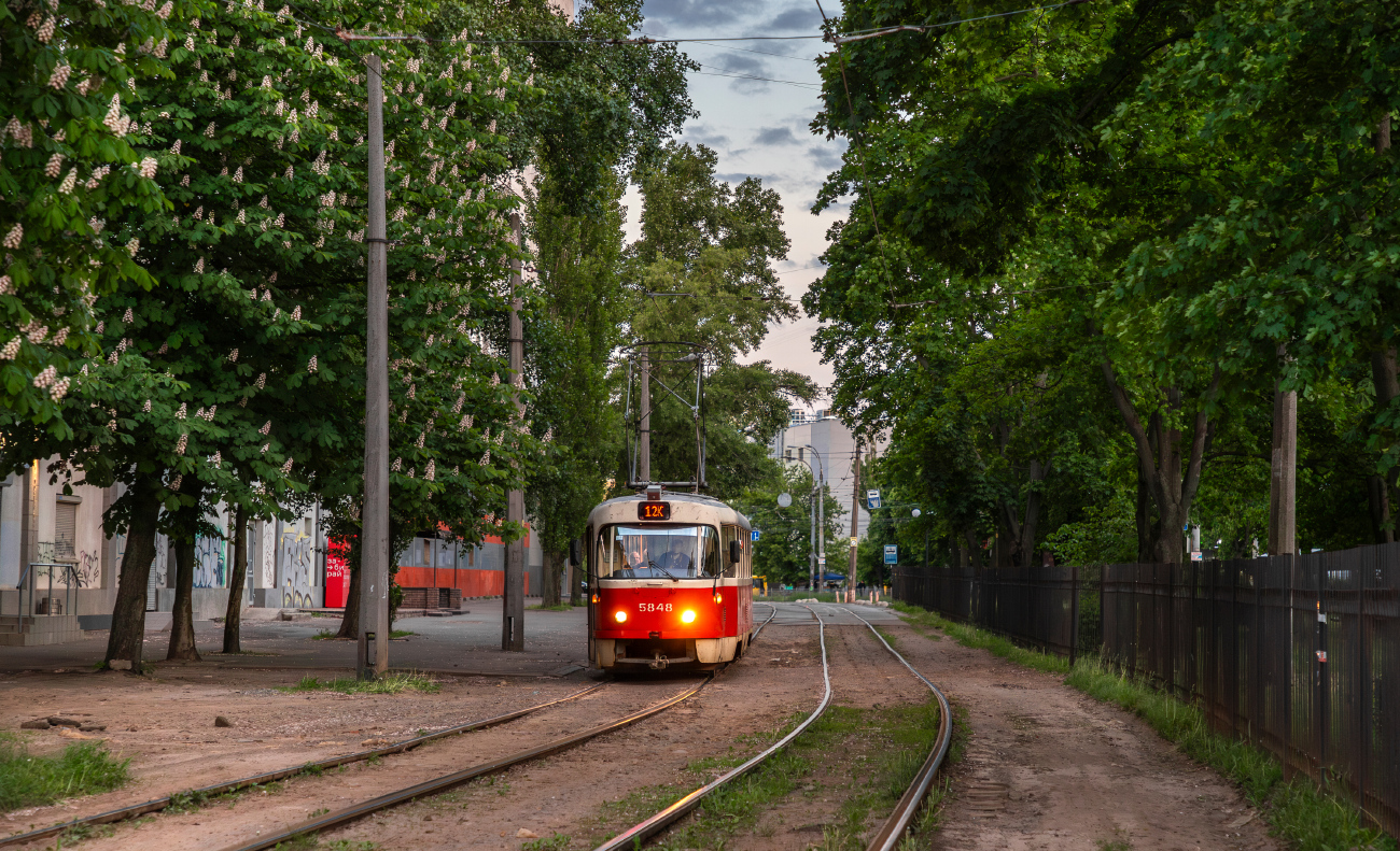 Киев, Tatra T3SU № 5848