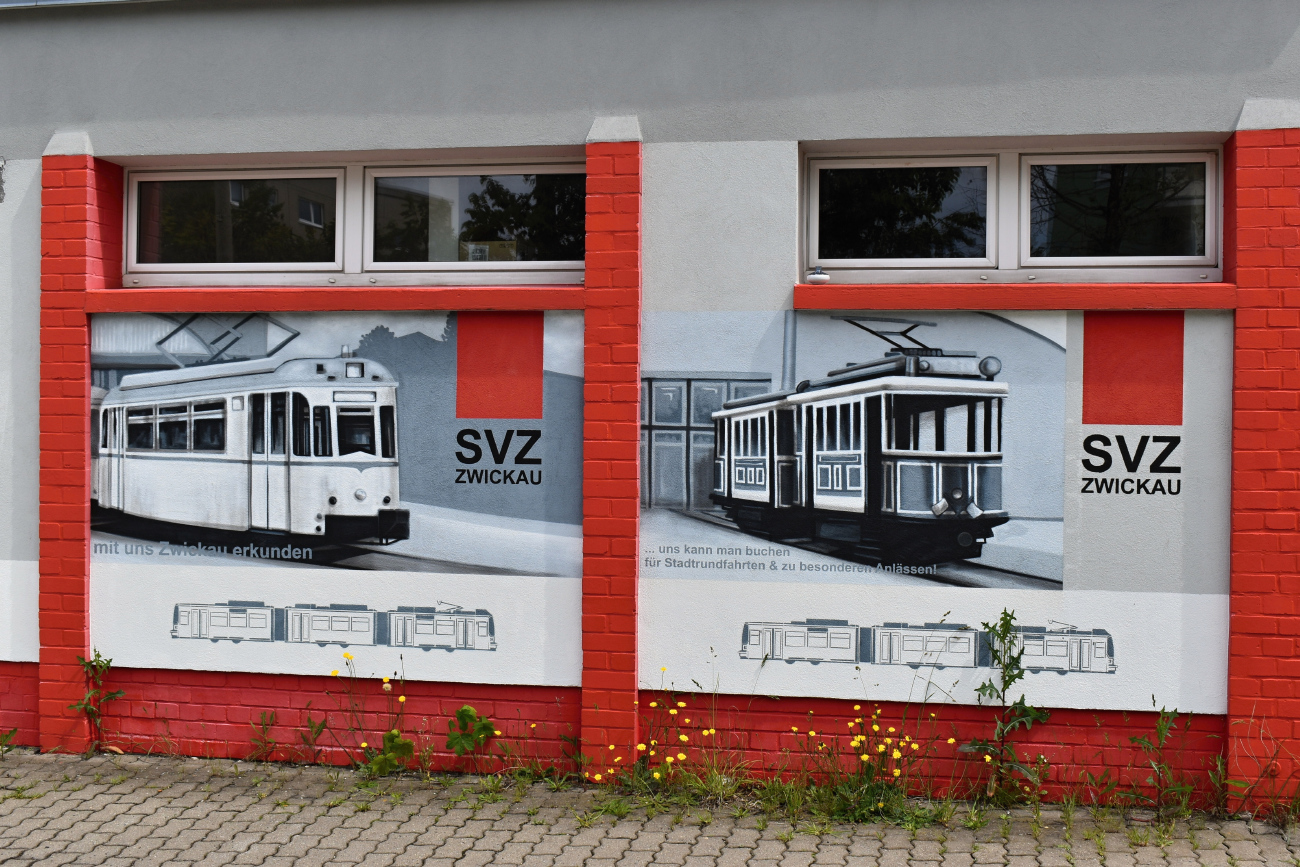 Цвиккау — Трамвайный линии и инфраструктура