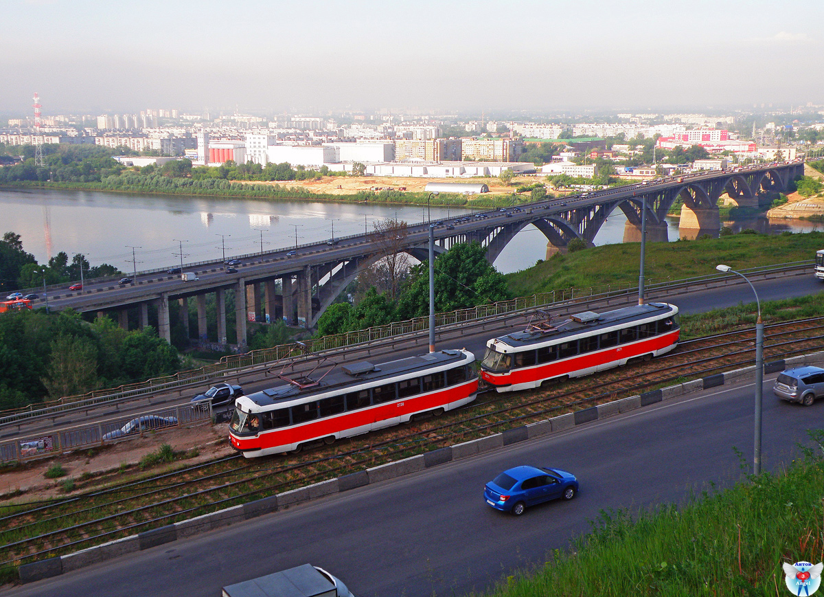 Нижний Новгород, Tatra T3SU КВР ТРЗ № 2730; Нижний Новгород, Tatra T3SU КВР ТРЗ № 2671